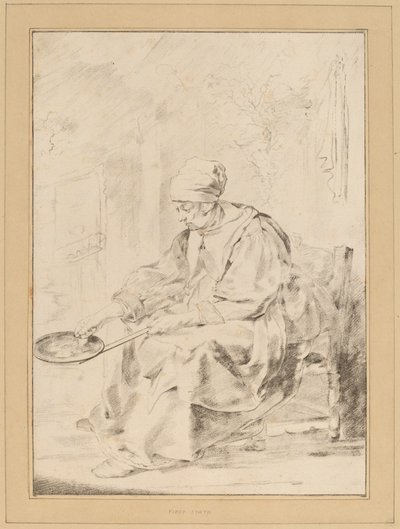 Palacsinta nő, 1768. alkotó: Johannes Kornlein