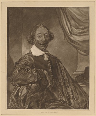 Ülő férfi portréja, 1771. alkotó: Johannes Kornlein