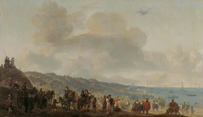 II. Károly angol távozása Scheveningenből, 1660. június 2 alkotó: Johannes Lingelbach