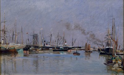 Antwerpen kikötője alkotó: Johannes Martin Grimelund