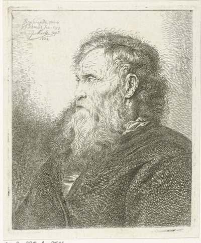 Szakállas öregember alkotó: Johannes Mock