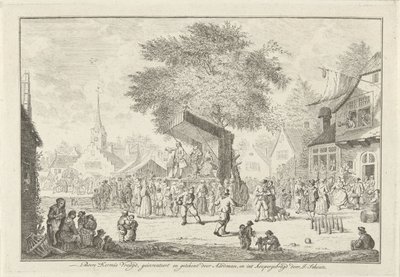 Gazdavásár a faluban, 1750 körül Farmer