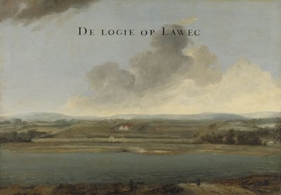 A holland kelet-indiai társaság kereskedelmi posztjainak két nézete: Lawec Kambodzsában és Banda a Dél-Molukkán Kilátás a kambodzsai Lawec-i holland telepre alkotó: Johannes Vinckboons (attributed to)