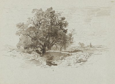 Tölgycsoport Wolfhezében alkotó: Johannes Warnardus Bilders