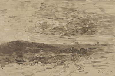 Heath Drenthében alkotó: Johannes Warnardus Bilders