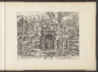 Életkor 80 évtől halálig; a romot 5. Ruyne (cím a tárgyon) Az ember hat kora / Six Orders of Building (sorozat címe) Theatrum Vitæ Humanæ (sorozat címe) alkotó: Johannes Wierix