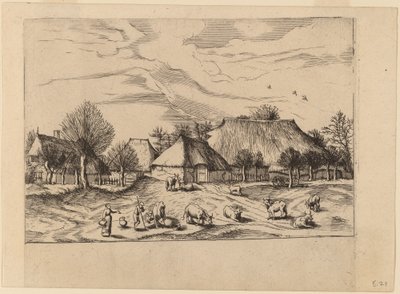 Farmok alkotó: Johannes and Lucas van Doetechum after Master of the Small Landscapes