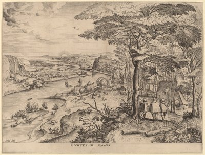 Zarándokok Emmausba alkotó: Johannes and Lucas van Doetechum after Pieter Bruegel the Elder