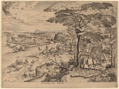 Zarándokok Emmausba alkotó: Johannes and Lucas van Doetechum after Pieter Bruegel the Elder