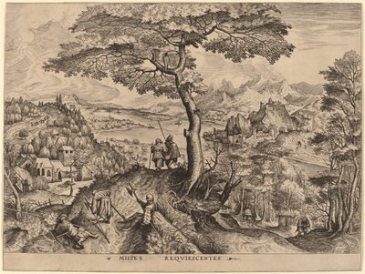 Katonák nyugalomban alkotó: Johannes and Lucas van Doetechum after Pieter Bruegel the Elder