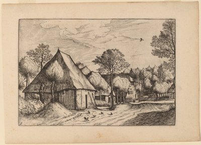 Tanyaudvar húzókúttal alkotó: Johannes van Doetechum, the Elder and Lucas