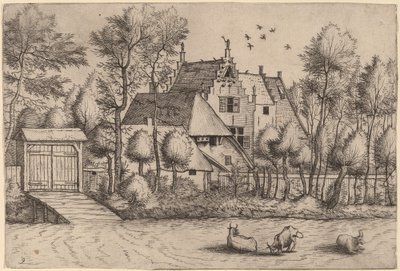 Tájház árokkal alkotó: Johannes van Doetechum, the Elder and Lucas