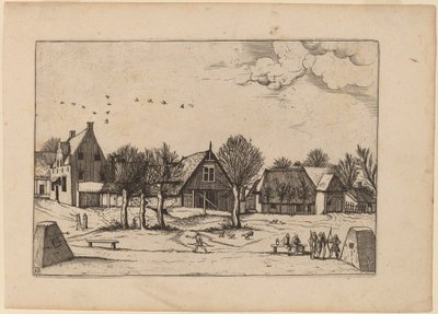 Vidéki falu alkotó: Johannes van Doetechum, the Elder and Lucas