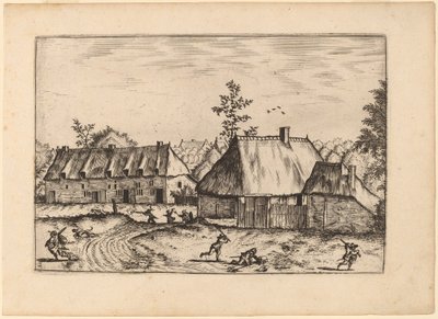Farm és házsor alkotó: Johannes van Doetechum, the Elder and Lucas