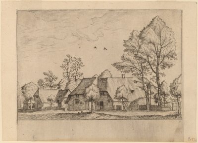 Nagy farm Draw Wellnel alkotó: Johannes van Doetechum, the Elder and Lucas