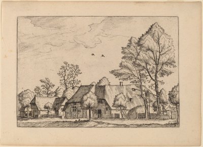 Nagy farm Draw Wellnel alkotó: Johannes van Doetechum, the Elder and Lucas