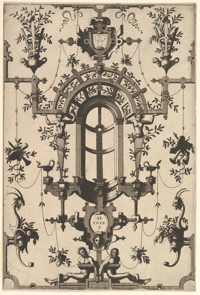Modern groteszk pánttal, 1554. alkotó: Johannes van Doetecum I