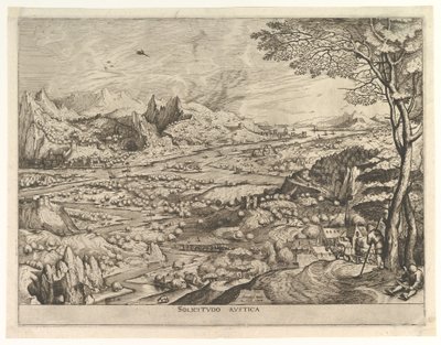Rusztikus Solicitude Solicitudo rustica a Nagy tájakból, kb. 1555-56. alkotó: Johannes van Doetecum I