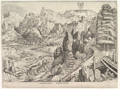 A bűnbánó Magdalena Magdalena Poenitens a Nagy tájakból, kb. 1555-56. alkotó: Johannes van Doetecum I