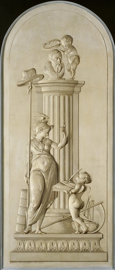 A szabadság allegóriája alkotó: Johannes van Dregt (signed by artist)