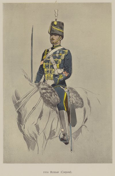 19. huszár, tizedes (színes litó) alkotó: John (after) Charlton