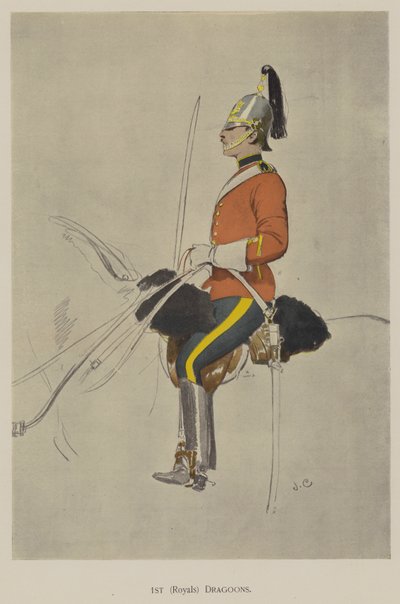 1st Royals dragoons (színes litó) alkotó: John (after) Charlton