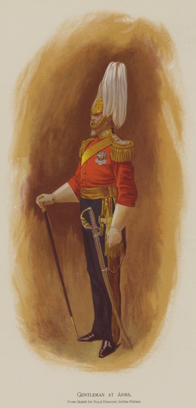 Gentleman at Arms (színes litó) alkotó: John (after) Charlton