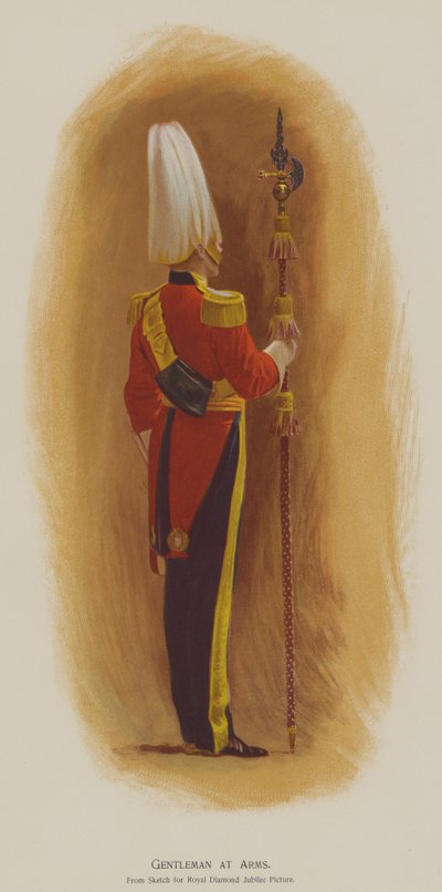 Gentleman at Arms (színes litó) alkotó: John (after) Charlton