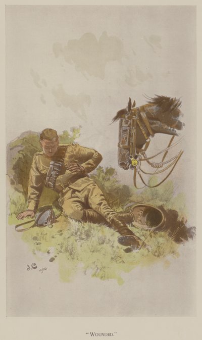 Sebesült (színes litó) alkotó: John (after) Charlton