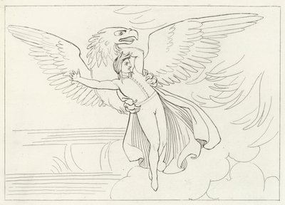 Dante álma, Purgatórium, 9. ének (metszet) alkotó: John (after) Flaxman
