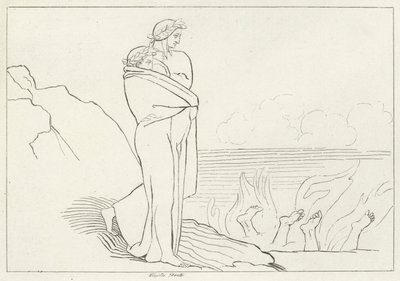 Simonyi-öböl, Inferno, 19. ének (metszet) alkotó: John (after) Flaxman