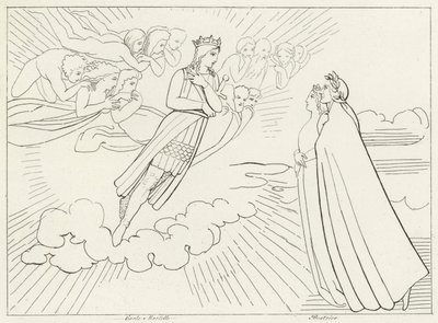 A Vénusz bolygó, Paradicsom, 8. ének (metszet) alkotó: John (after) Flaxman