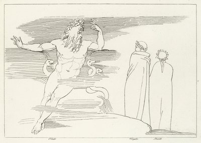 A Plútó régiója, Inferno, 7. ének (metszet) alkotó: John (after) Flaxman