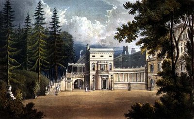 Deepdene, Ackermann "Művészetek tárháza" című művéből. alkotó: John (after) Gendall