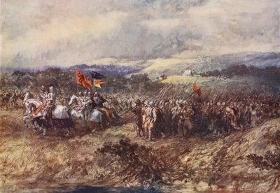 Rettegett Iván visszatérése Moszkvába Kazán elfoglalása után (színes litográfia) alkotó: John (after) Gilbert