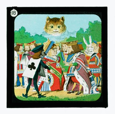 Alice Csodaországban, színes lámpás csúszdák (lámpás csúszda) alkotó: John (after) Tenniel