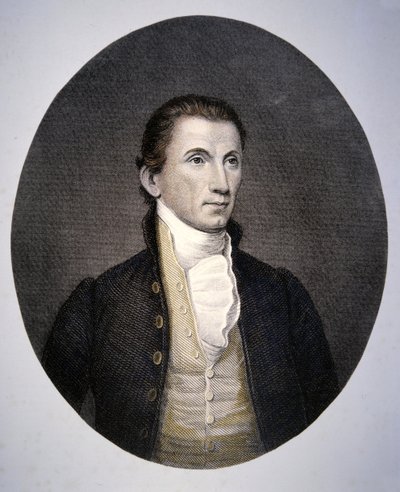 James Monroe (1758-1831) Asher Brown Durand (1796-1886) metszete (színes metszet) alkotó: John (after) Vanderlyn