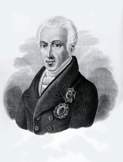 Ioannis Antonios Kapodistrias gróf (1776-1831), a Görög Köztársaság 1828-tól 1831-ig tartó elnökének portréja, metszet alkotó: Walter Charles Mills