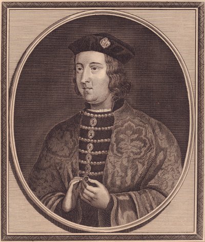 IV. Edward angol király (1442-1483) portréja, John Goldar (1729-1795) rézmetsze alkotó: Walter Charles Mills