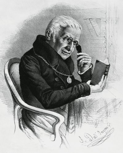 Lorenzo Rondolini (1752-1844) olasz orvos és író portréja, Antonio Dall