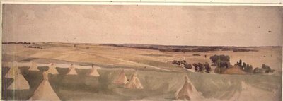 Crecy csatatere, 1346. augusztus 26 alkotó: John Absolon