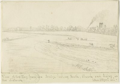 Burton-upon-Trent: pen and ink drawing, nd [1799-1854] (drawing) alkotó: John Allport