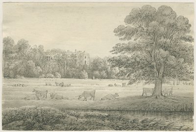 Hagley Hall: toll- és mosórajz, 1814. május 4 alkotó: John Allport