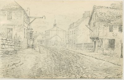 Rugeley Town: toll- és tusrajz, 1813. november 26 alkotó: John Allport