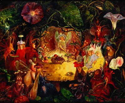 A tündérek lakomája, 1859 alkotó: John Anster Fitzgerald