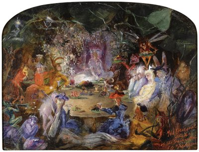 A Tündérek bankettje, c. 1858 alkotó: John Anster Fitzgerald
