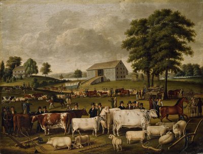 Egy pennsylvaniai vidéki vásár, 1824 alkotó: John Archibald Woodside