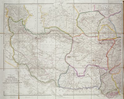 Közép-Ázsia térképe, 1834 alkotó: John Arrowsmith