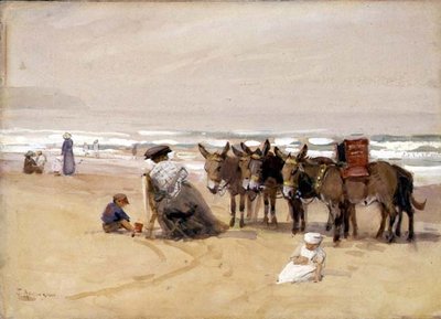 Egy csendes délután (akvarell) alkotó: John Atkinson