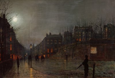 Hazatérés alkonyatkor, 1882 alkotó: John Atkinson Grimshaw